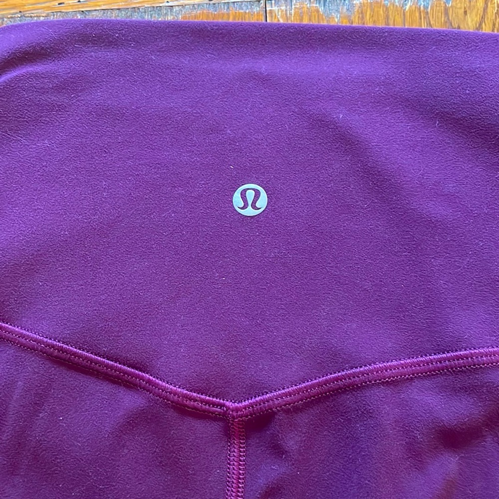 Lulu lemon leggings. Size 2 Align High rise.